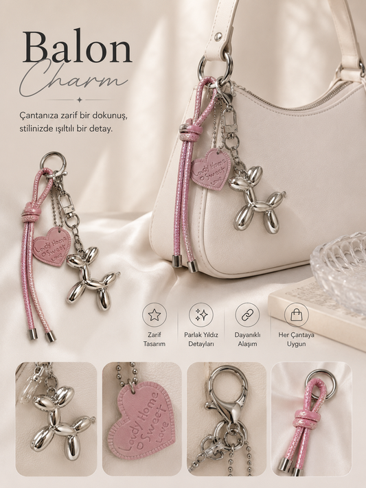 Parlak Balon Charm